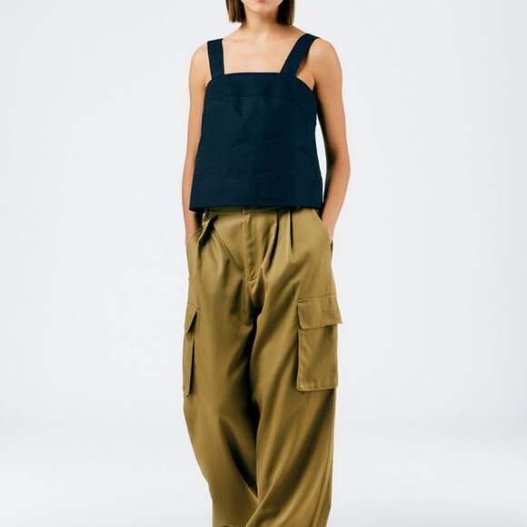 NWT Tibi Eco Poplin Strappy Top - Picture 4 of 4